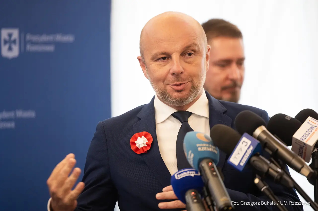 Fot. Grzegorz Bukała / Urząd Miasta Rzeszów. Na zdjęciu Konrad Fijołek