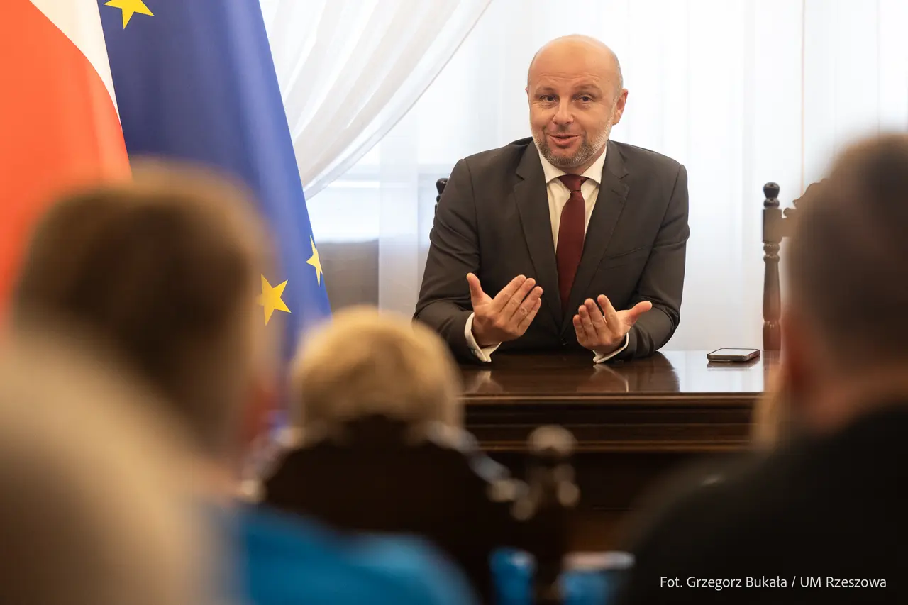 Fot. Grzegorz Bukała / Urząd Miasta Rzeszów. Na zdjęciu Konrad Fijołek