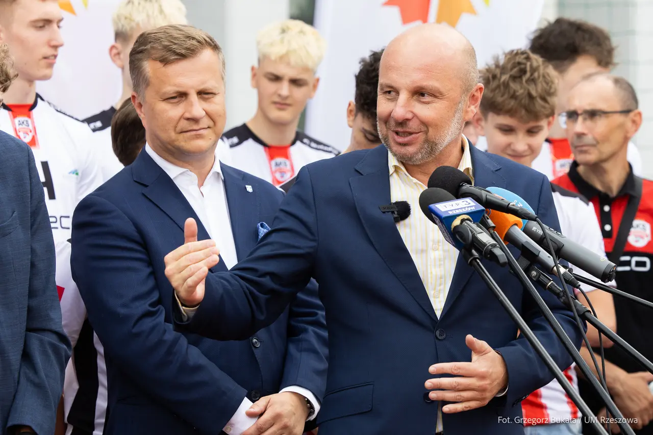 Fot. Grzegoz Bukała / Urząd Miasta Rzeszów. Na zdjęciu Konrad Fijołek