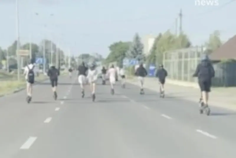 Kadr z nagrania